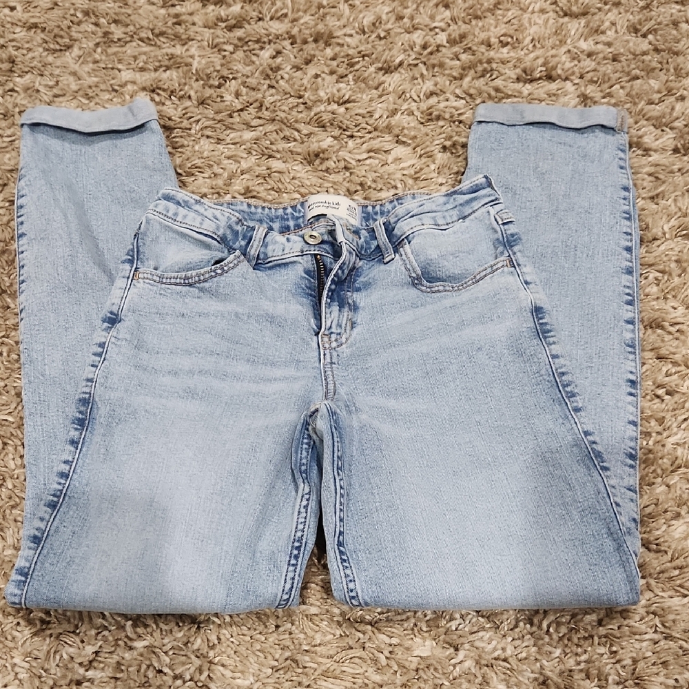 Abercrombie Kids Blue Straight Leg Jeans